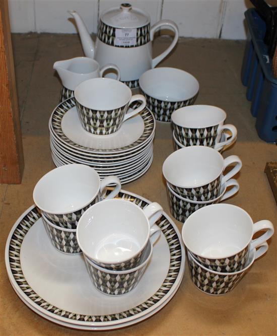 A Royal Tuscan Concerto pattern coffee set